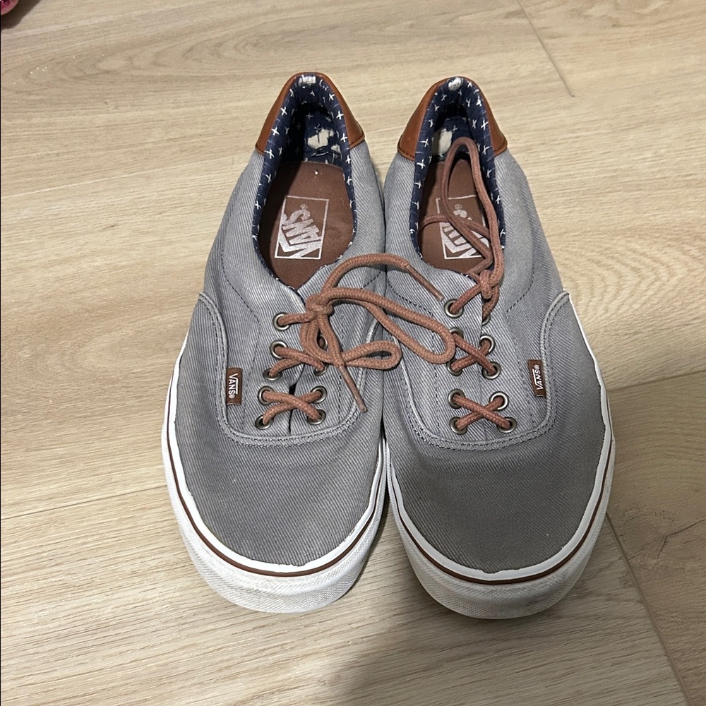 Vans Gray and Brown Men's Sneakers